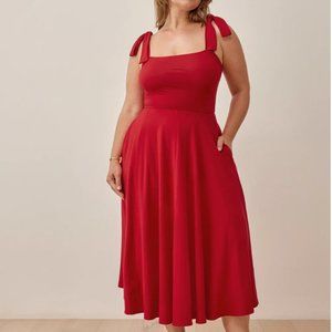 Reformation Red Edita Knit Dress (sz XS) | NWT
